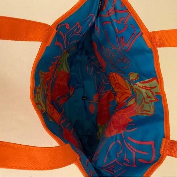 Lancôme Stylish Pink and Orange Tote Bag - Picture 6 of 8